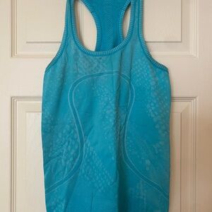 Lululemon Teal Racerback Tank Top